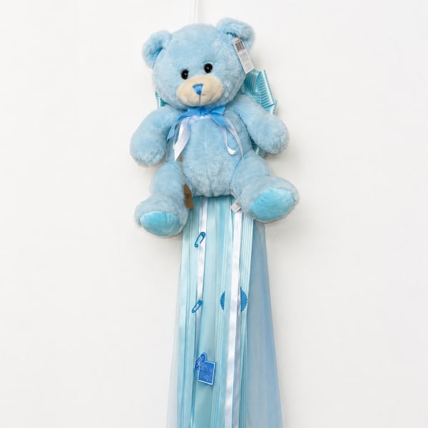 Baby Boy Birth Announcement Mum Door Hanger