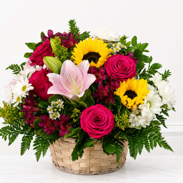 Bright and Cheerful Basket