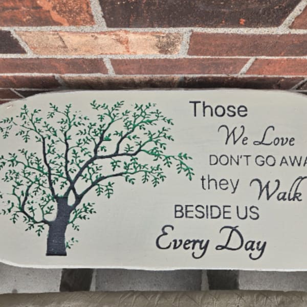 Green Tree "Those We Love" Bench