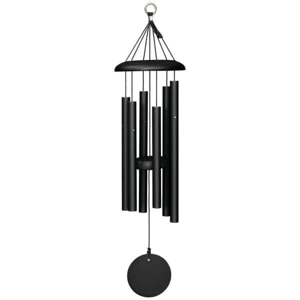 Corinthian Bells Wind Chime 27" - Black