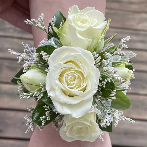 Wrist corsage on Keepsake Bracelet