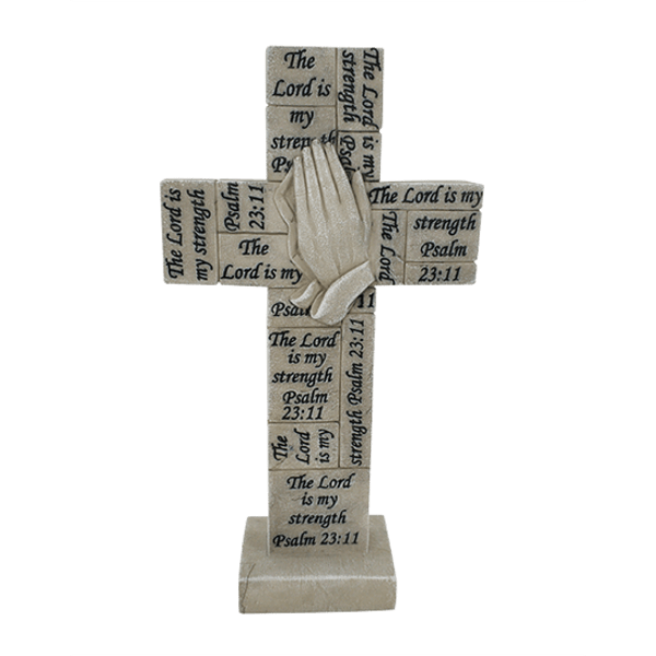 Cross Statue Memorial Stone