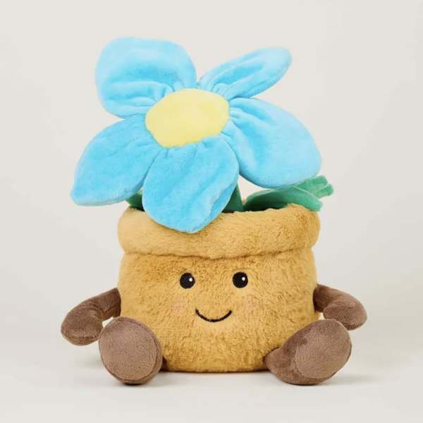Warmies Blue Flower Pot