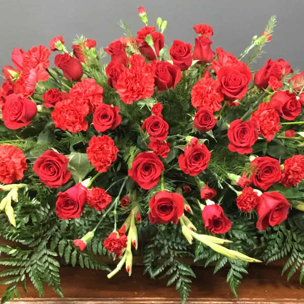 All Our Love Casket Spray