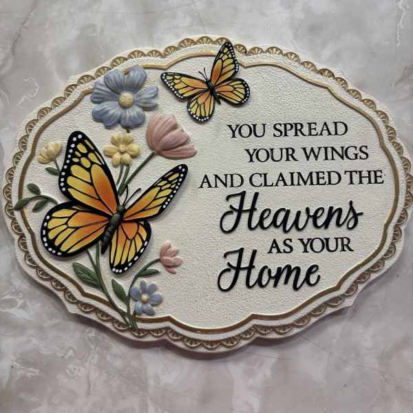 "Spread Your Wings" Butterfly Garden Stone