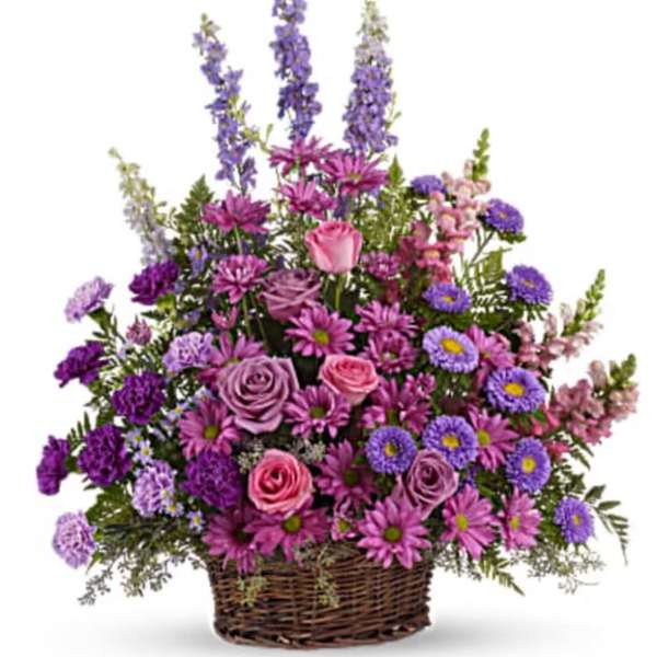 Gracious Lavender Basket