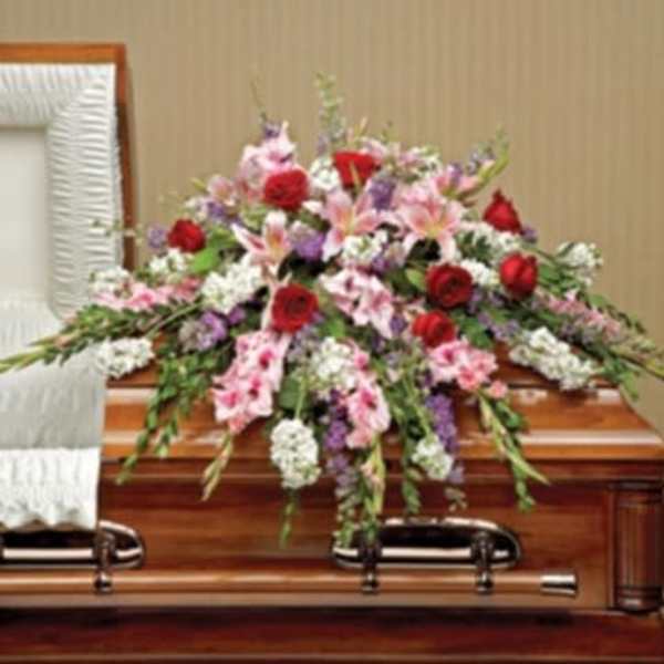 Perfect Pastoral Casket Spray