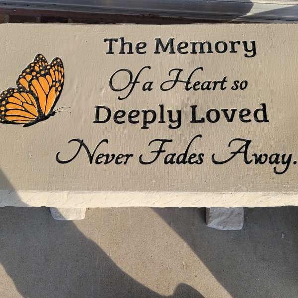 The Memory of a Heart Bench
