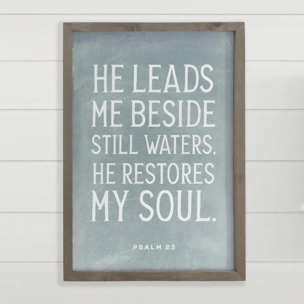 Psalm 23 Scripture Word Art