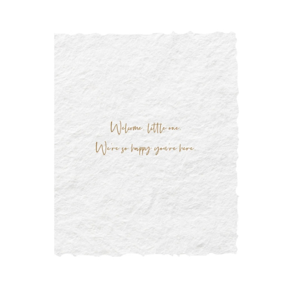 Welcome Little One | Greeting Card