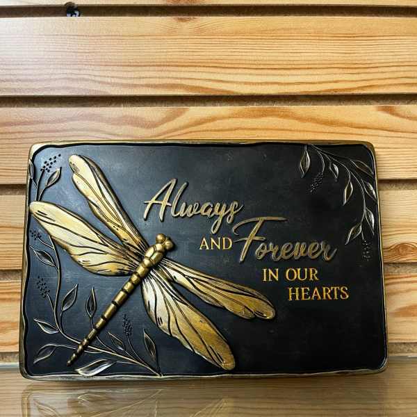 "Always and Forever" Golden Dragonfly Stone