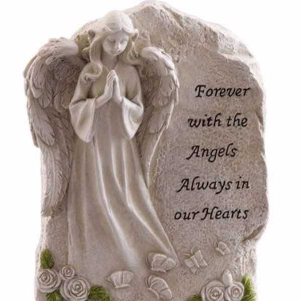 Forever with the Angels, Always in Our Hearts Memorial Stone