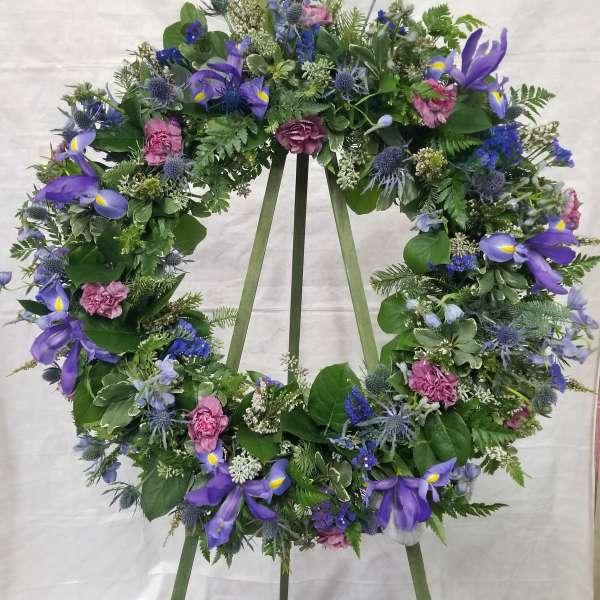 Enchanted Purple Wreath