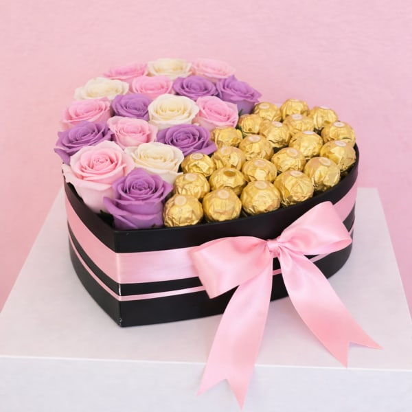 Berry Mom Half & Half Box Black