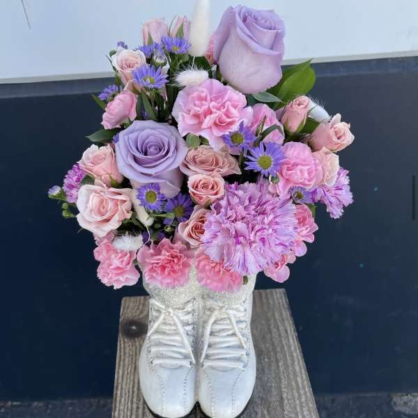 Floral Ice Skates