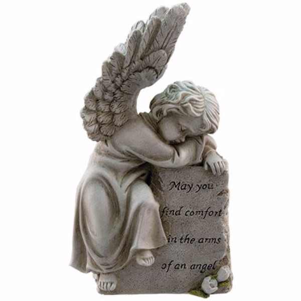 May You Find Comfort in the Arms of An Angel Memorial Stone