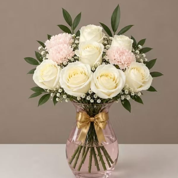 Blush Ivory Vase