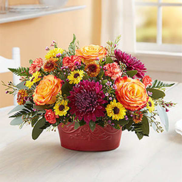 AUTUMN GATHERING CASSEROLE Dish Arrangement