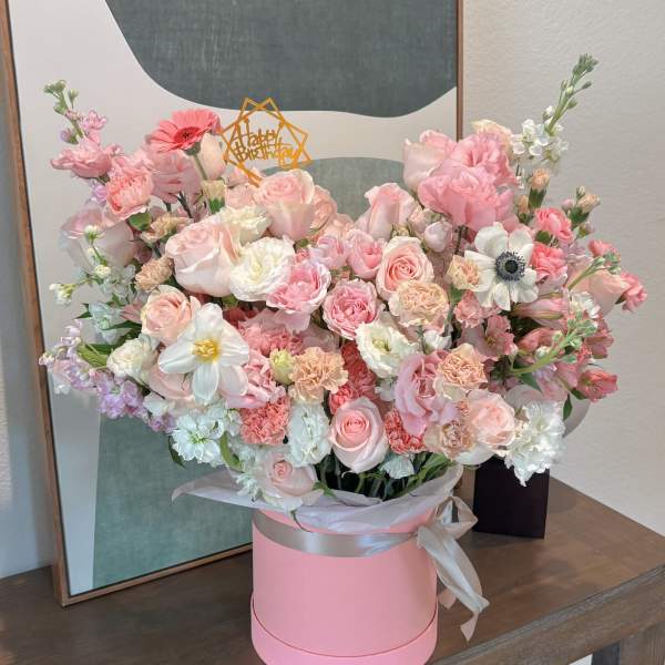 Mixed Flowers Bucket