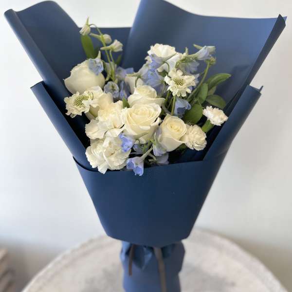 Blue Night Sky Hand Bouquet