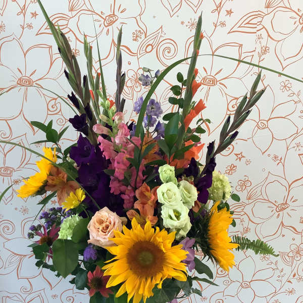 Colorful garden mix