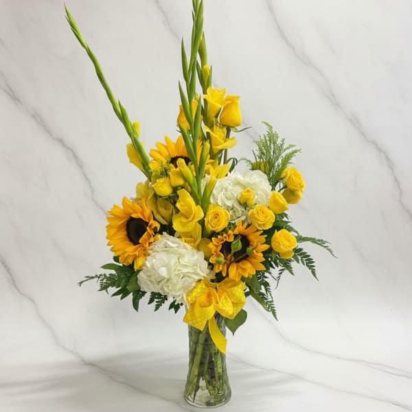 Blooming Sunshine Vase