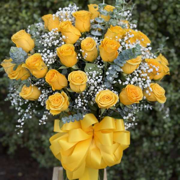 Three Dozen Yellow Roses