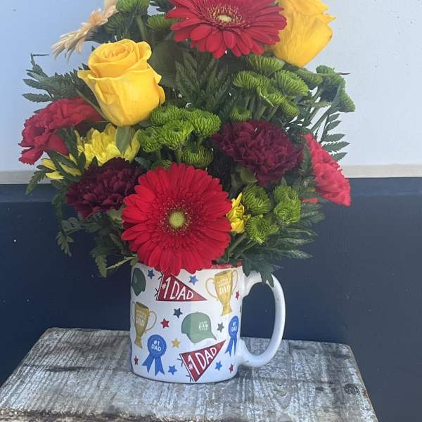 Dad Mug floral