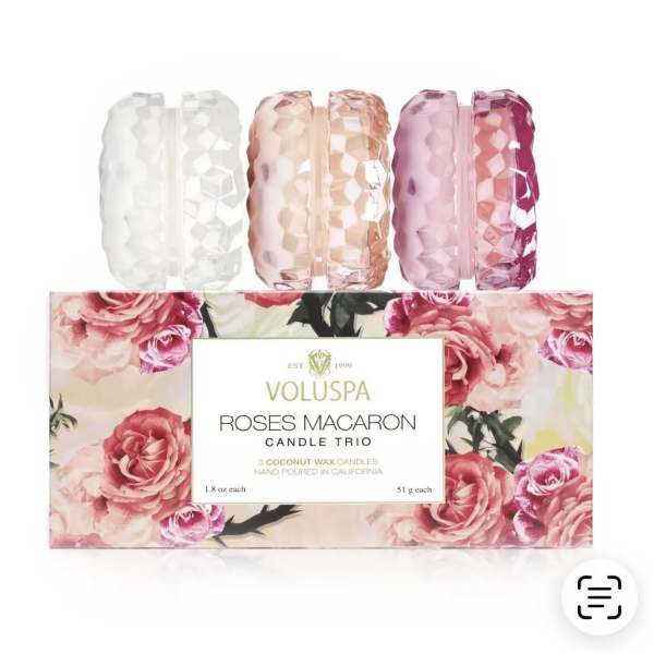 Voluspa Rose gift set