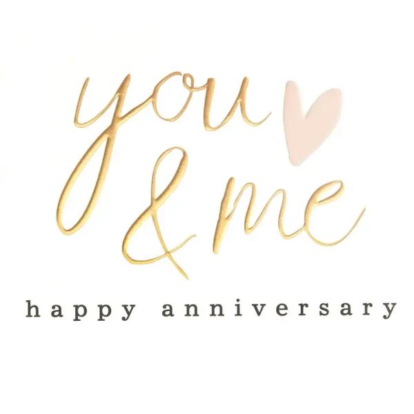 Anniversary You & Me Card