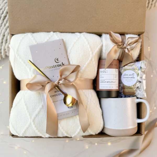 A cozy coffee break gift set