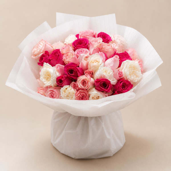 Soft Pink Garden Bouquet