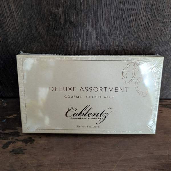 Box of deluxe assorted gourmet chocolates