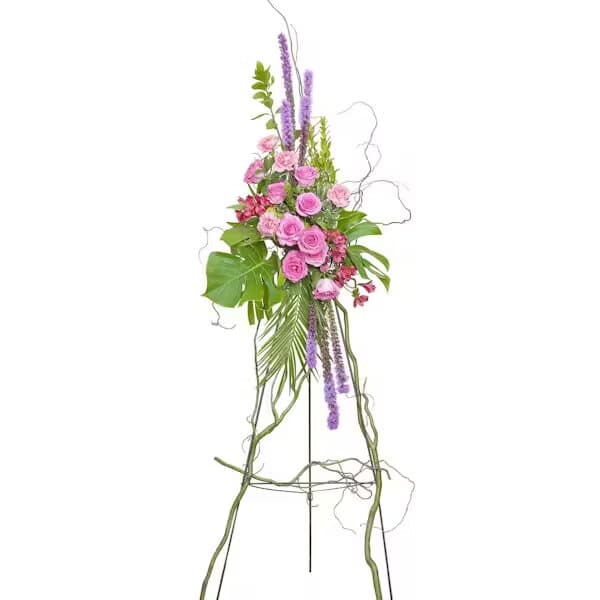 PEACEFUL PINK STANDING SPRAY