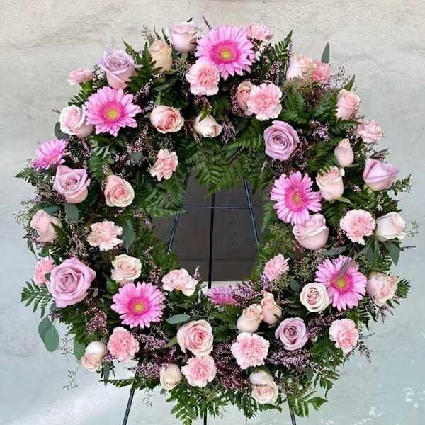 Shades of Pink Wreath