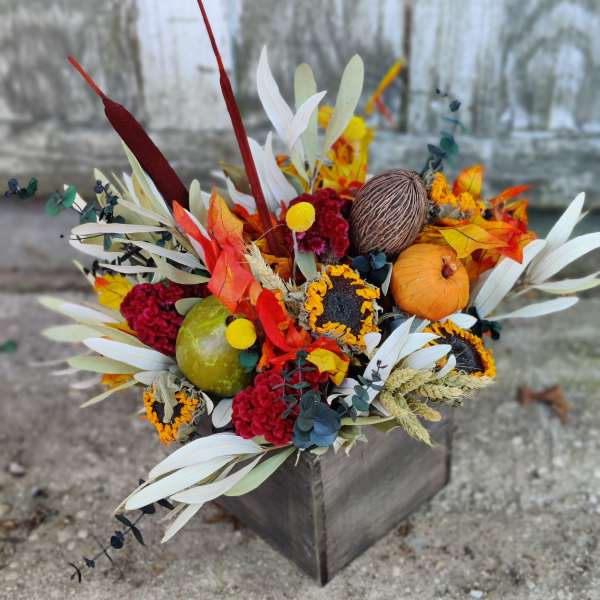 Dried Fall Centerpiece