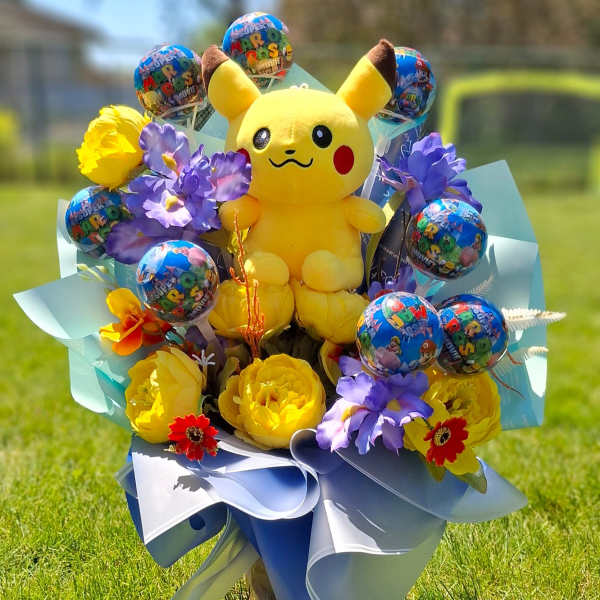 The Pikachu & Friends Gamer Bouquet