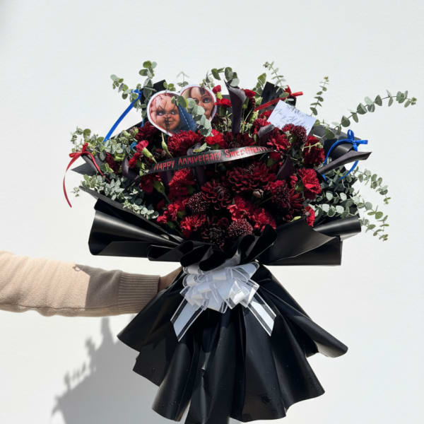 Chucky Themed Bouquet