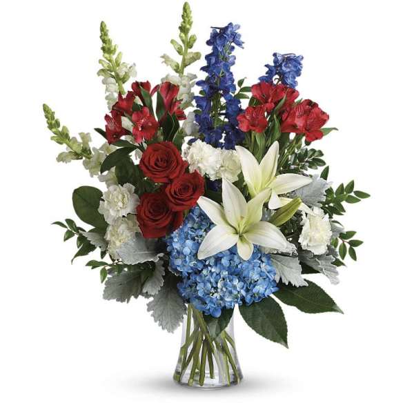 Patriotic Garden Arrangement