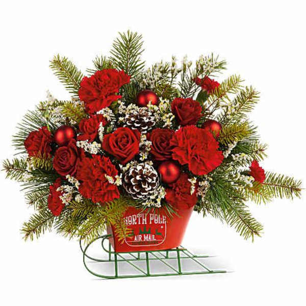 Teleflora's Sleigh All The Way Bouquet