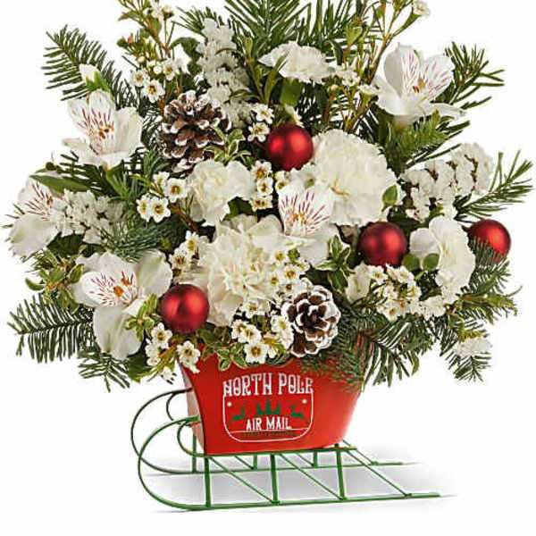 Teleflora's Santa's Sleigh Bouquet