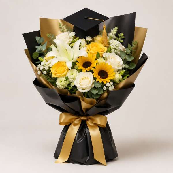 Golden Sunrise Graduation Bouquet