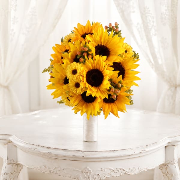 Sunshine wedding bouquet