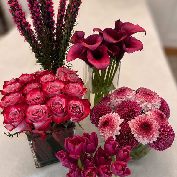 Deconstructed sets of 5 w/ Rose box