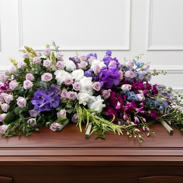 Heavenly Garden Grand Casket Spray