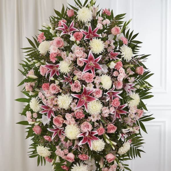 Luxury All Shades of Pink Standing Spray