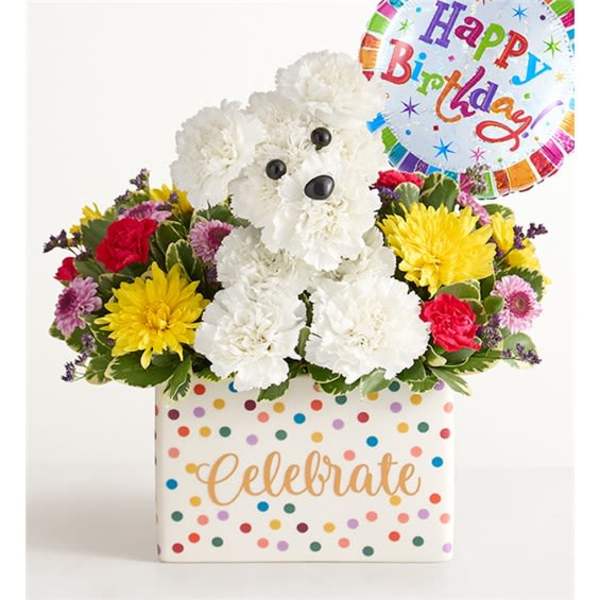 Flower Pup Bouquet