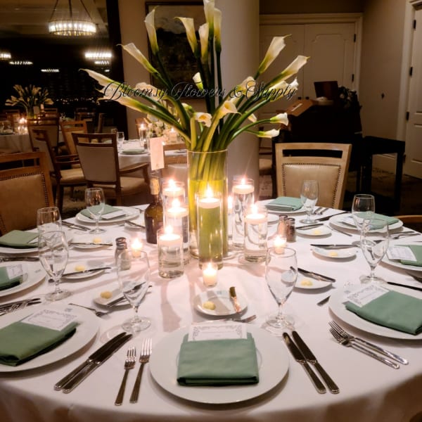 Tall Calla Lillie Arrangement