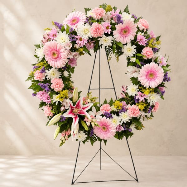 Nanshe's Gentle Remembrance – Luxury Standing Sympathy Wreath