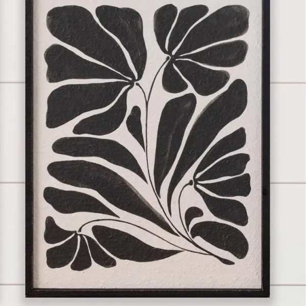 Black and White Botanical Wall Art
